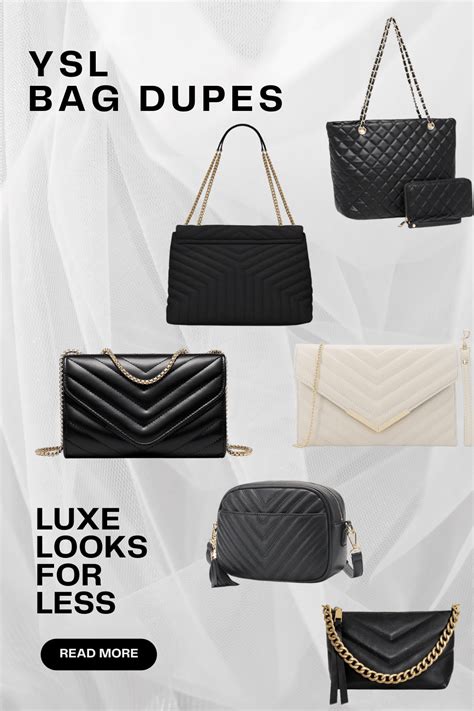 ysl quilted bag fupe|Luxe Looks for Less: YSL Bag Dupes .